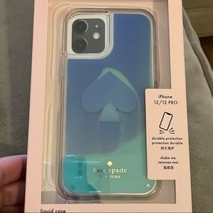 Kate Spade iPhone 12/12 Pro Liquid Case NEW